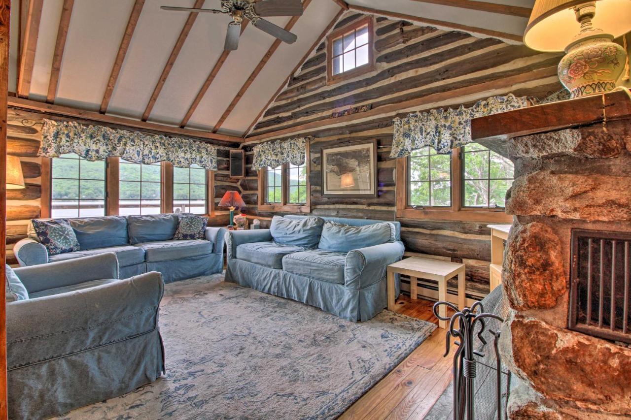 Waterfront Lake George Cabin Walk To Water Exterior foto