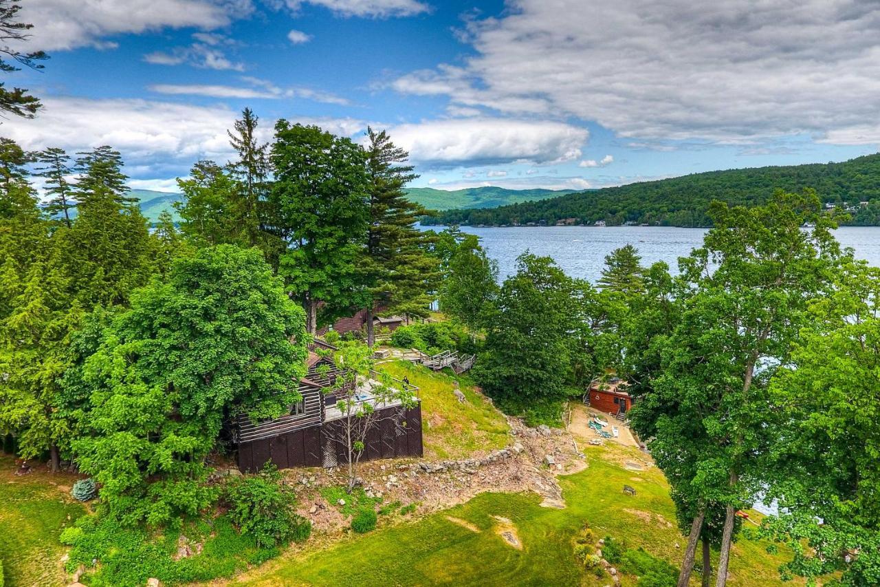 Waterfront Lake George Cabin Walk To Water Exterior foto