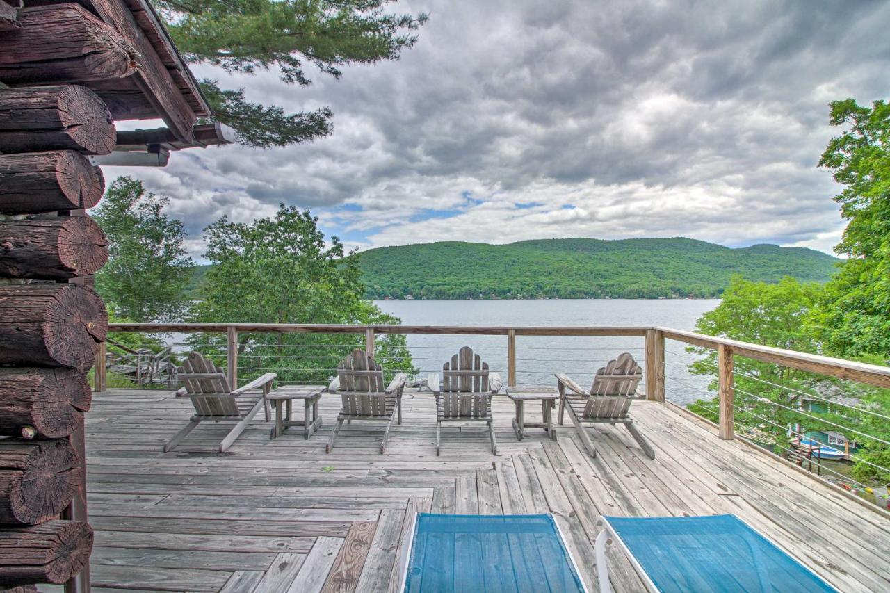 Waterfront Lake George Cabin Walk To Water Exterior foto